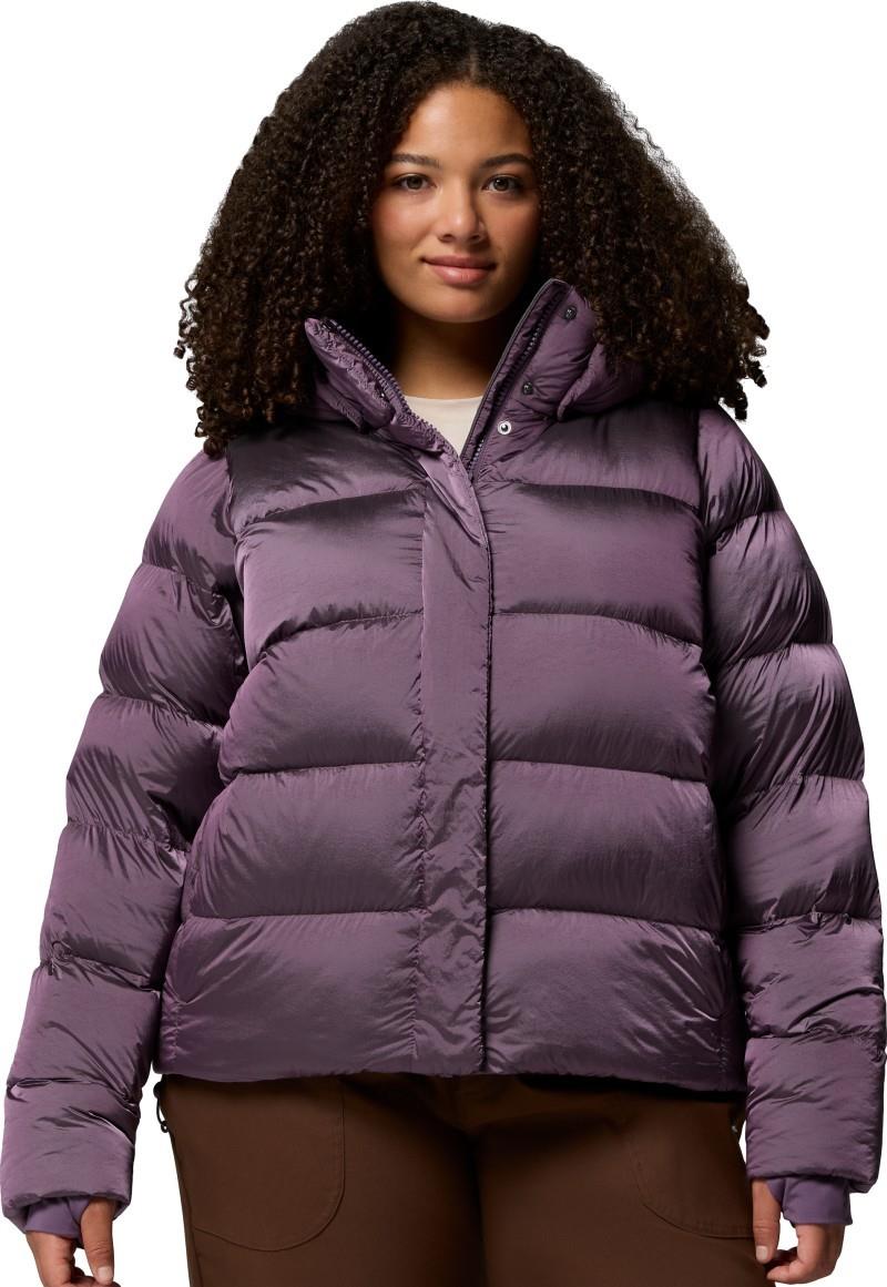 Amaze Puff Hooded Jacket, Extended - Womens - fig high shine 1