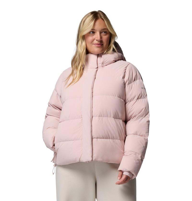 Amaze Puff Hooded Jacket, Extended - Womens - mineral pink 1