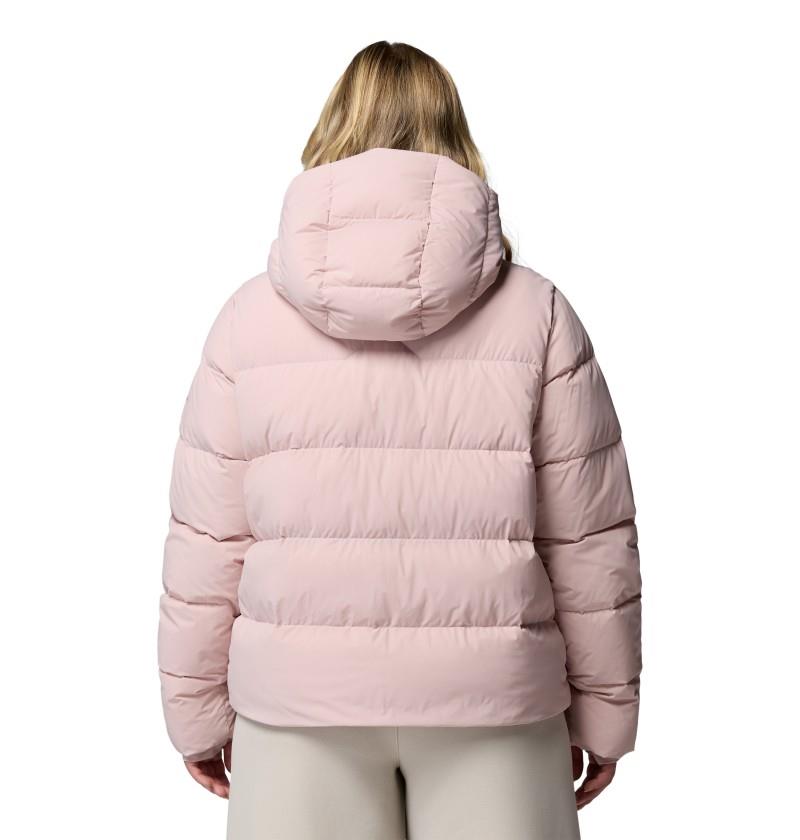 Amaze Puff Hooded Jacket, Extended - Womens - mineral pink 1