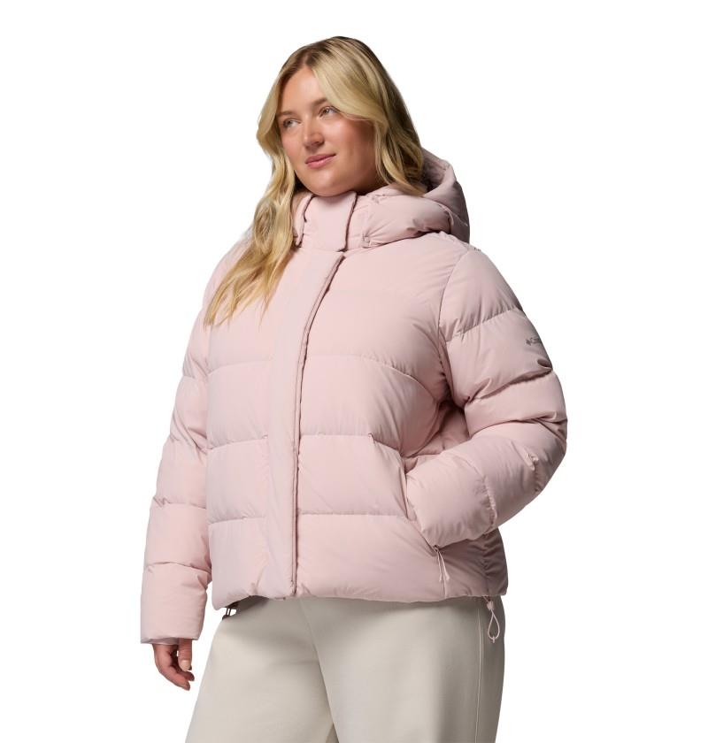 Amaze Puff Hooded Jacket, Extended - Womens - mineral pink 1
