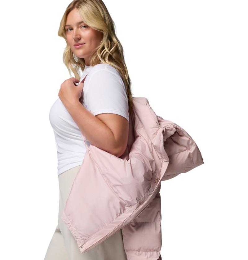 Amaze Puff Hooded Jacket, Extended - Womens - mineral pink 1