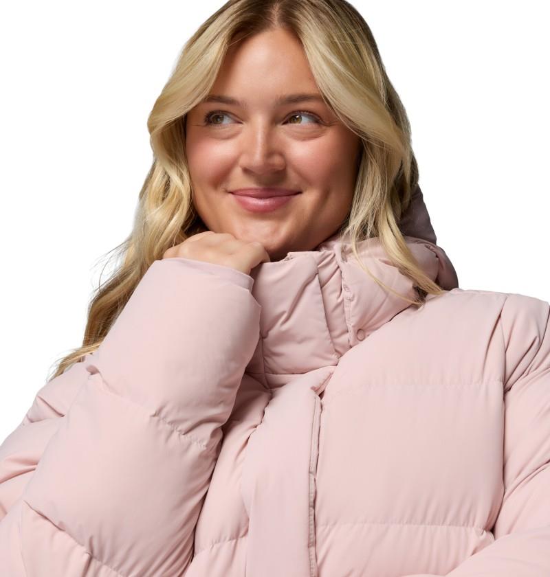 Amaze Puff Hooded Jacket, Extended - Womens - mineral pink 1
