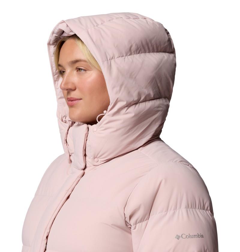 Amaze Puff Hooded Jacket, Extended - Womens - mineral pink 1