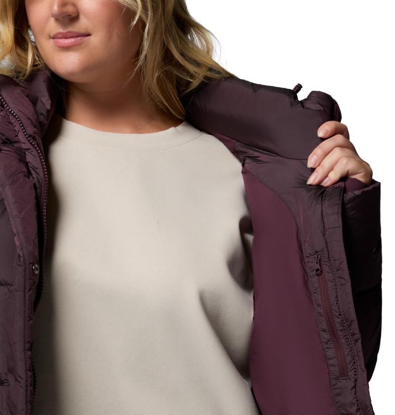Amaze Puff Hooded Jacket, Extended - Womens - moonvista high shine 1