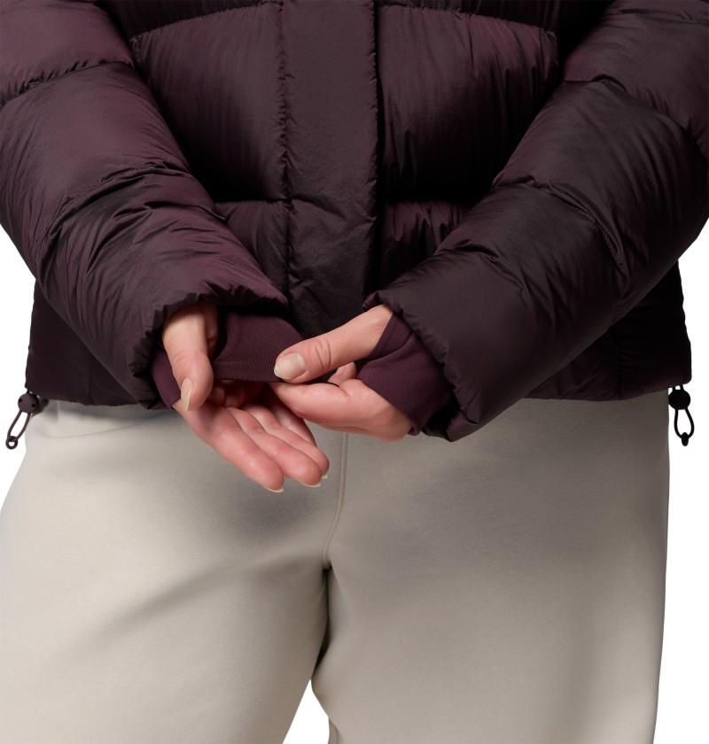 Amaze Puff Hooded Jacket, Extended - Womens - moonvista high shine 1