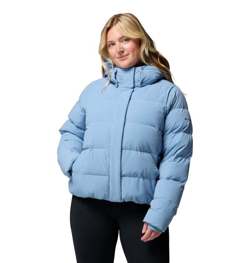 Amaze Puff Hooded Jacket, Extended - Womens - rainy day 1