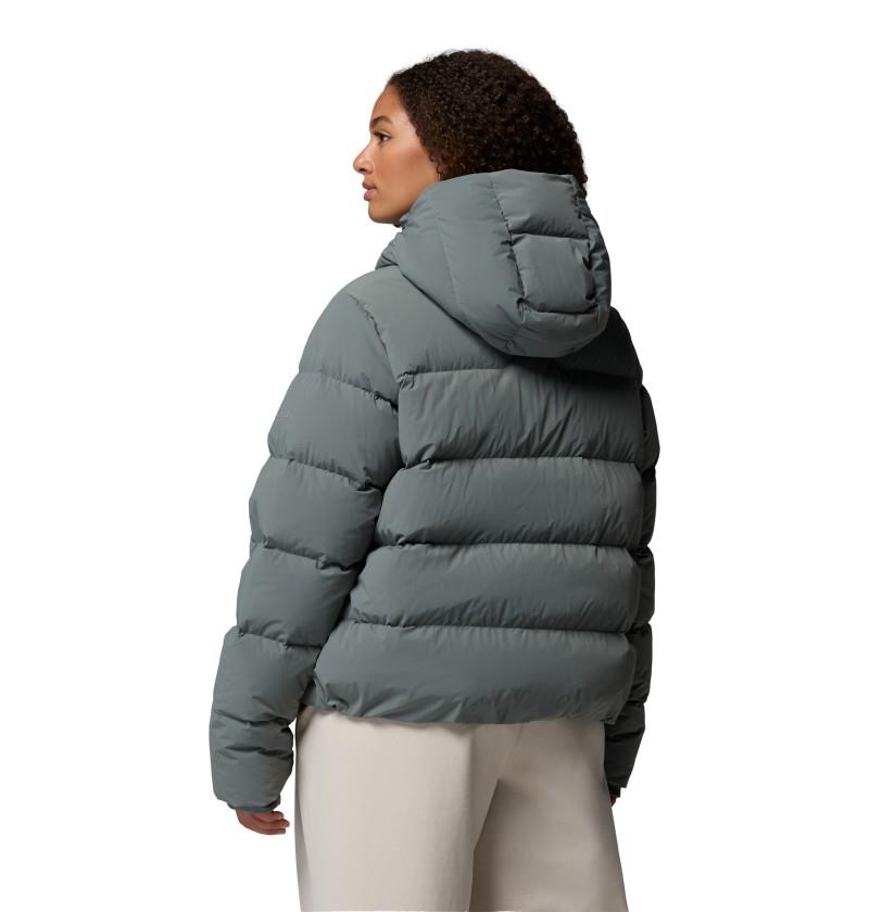 Amaze Puff Hooded Jacket, Extended - Womens - sedona sage 1