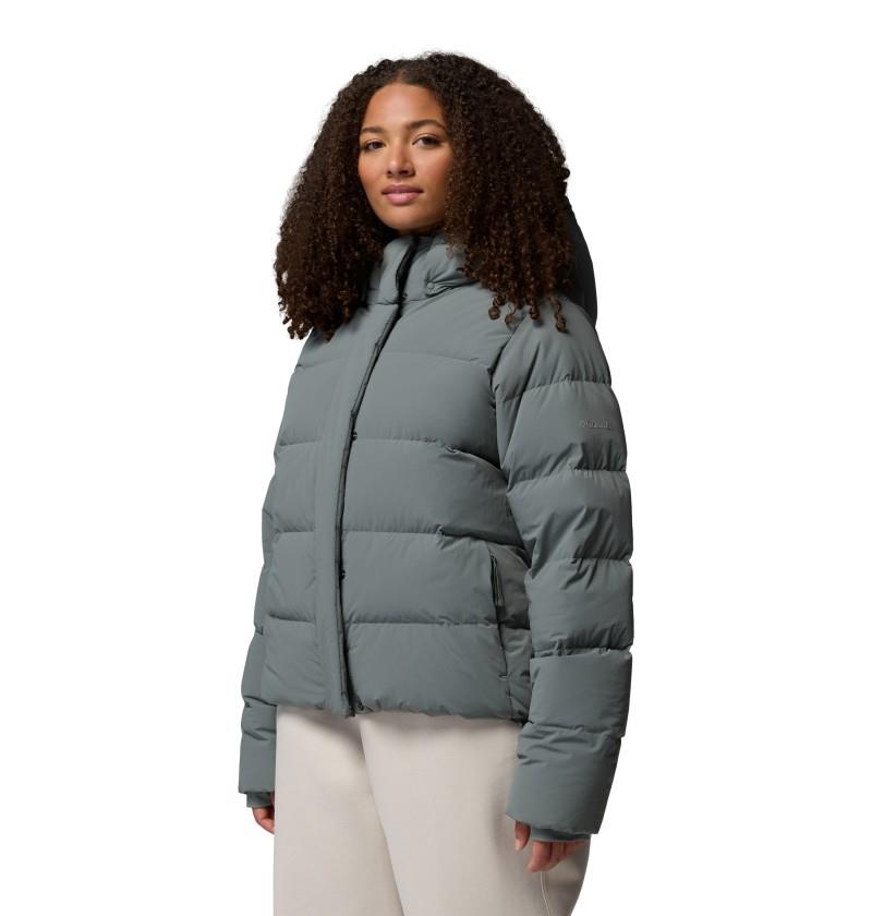 Amaze Puff Hooded Jacket, Extended - Womens - sedona sage 1