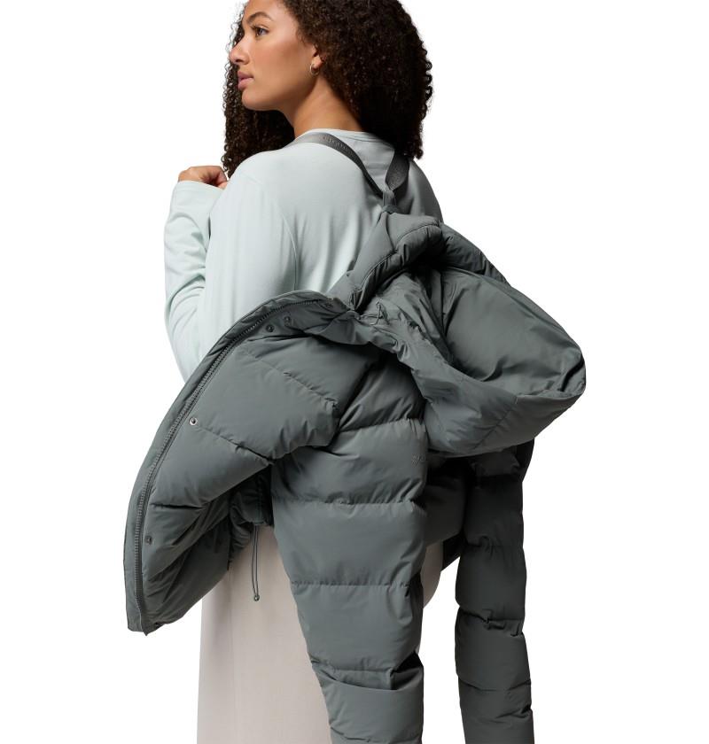 Amaze Puff Hooded Jacket, Extended - Womens - sedona sage 1