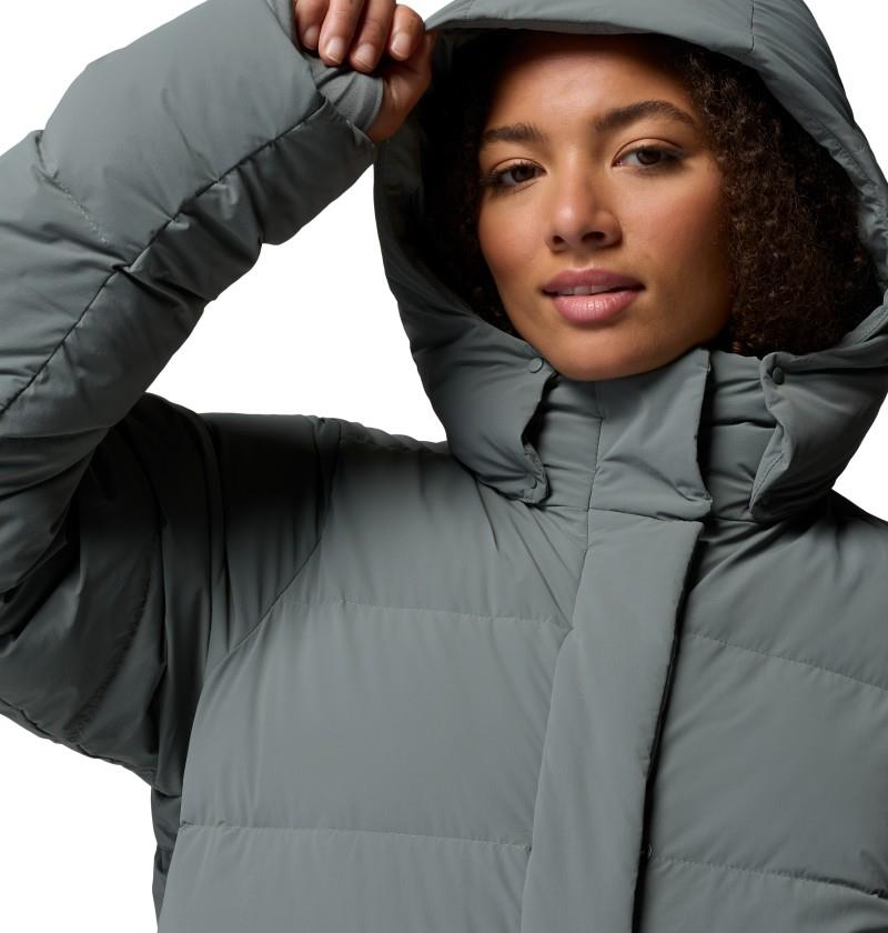 Amaze Puff Hooded Jacket, Extended - Womens - sedona sage 1