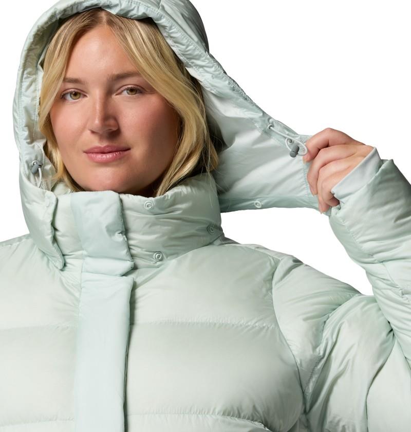 Amaze Puff Hooded Jacket, Extended - Womens - tea light pearl shine 1