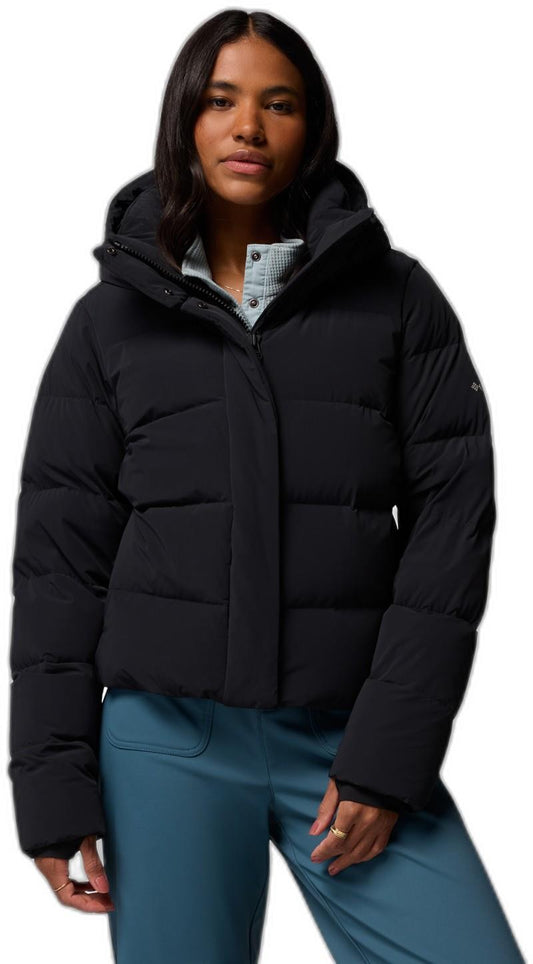 Amaze Puff Hooded Jacket - Womens - black 1