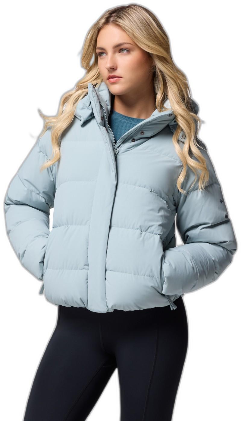 Amaze Puff Hooded Jacket - Womens - crushed blue 1