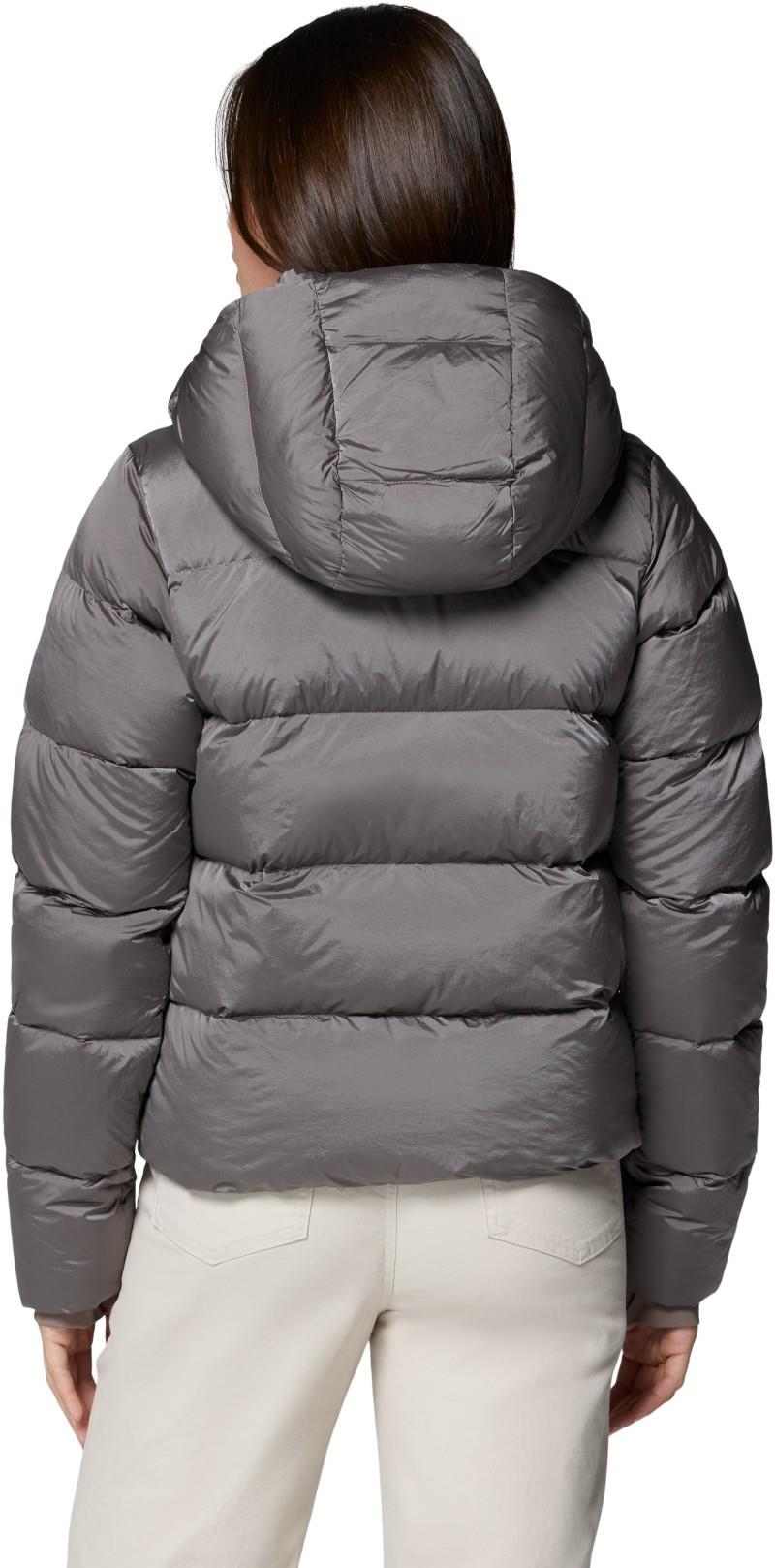 Amaze Puff Hooded Jacket - Womens - iron high shine 1