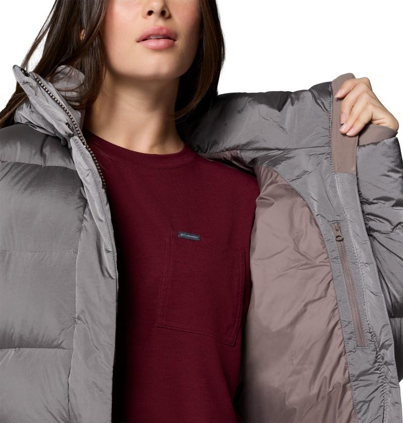 Amaze Puff Hooded Jacket - Womens - iron high shine 1