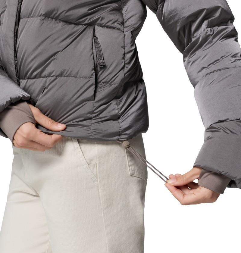 Amaze Puff Hooded Jacket - Womens - iron high shine 1