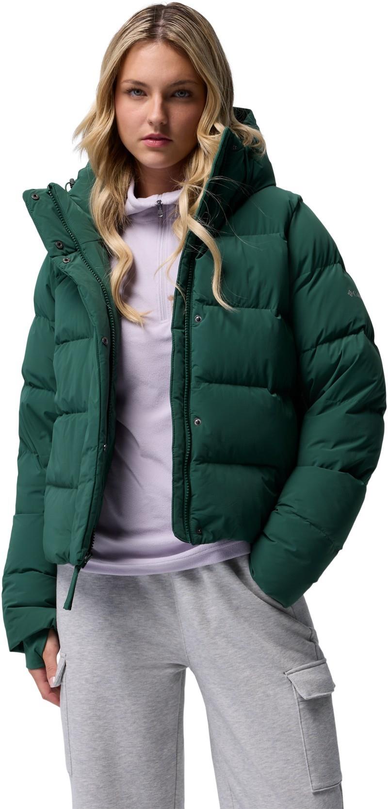 Amaze Puff Hooded Jacket - Womens - rain forest 1
