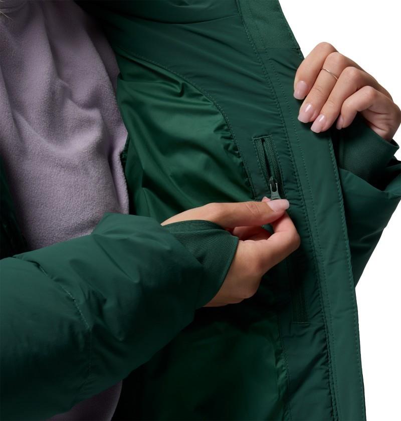 Amaze Puff Hooded Jacket - Womens - rain forest 1