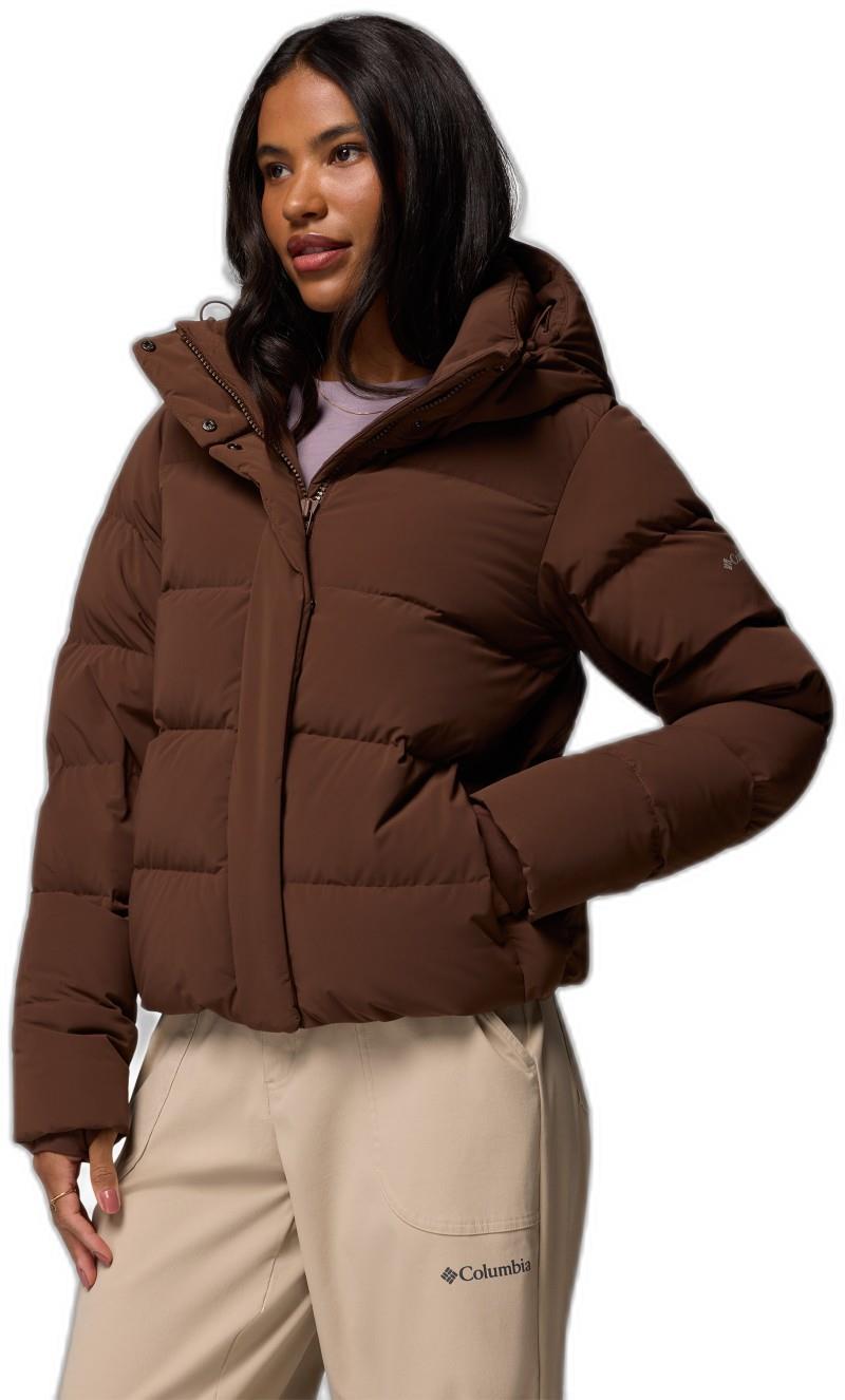 Amaze Puff Hooded Jacket - Womens - tobacco 1