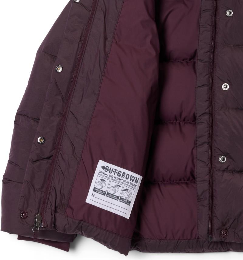 Amaze Puff Hooded Jacket - Youth Girls - moonvista high shine 1