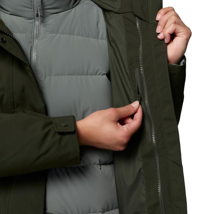 Amaze Puff Interchange Jacket - Womens - greenscape 1