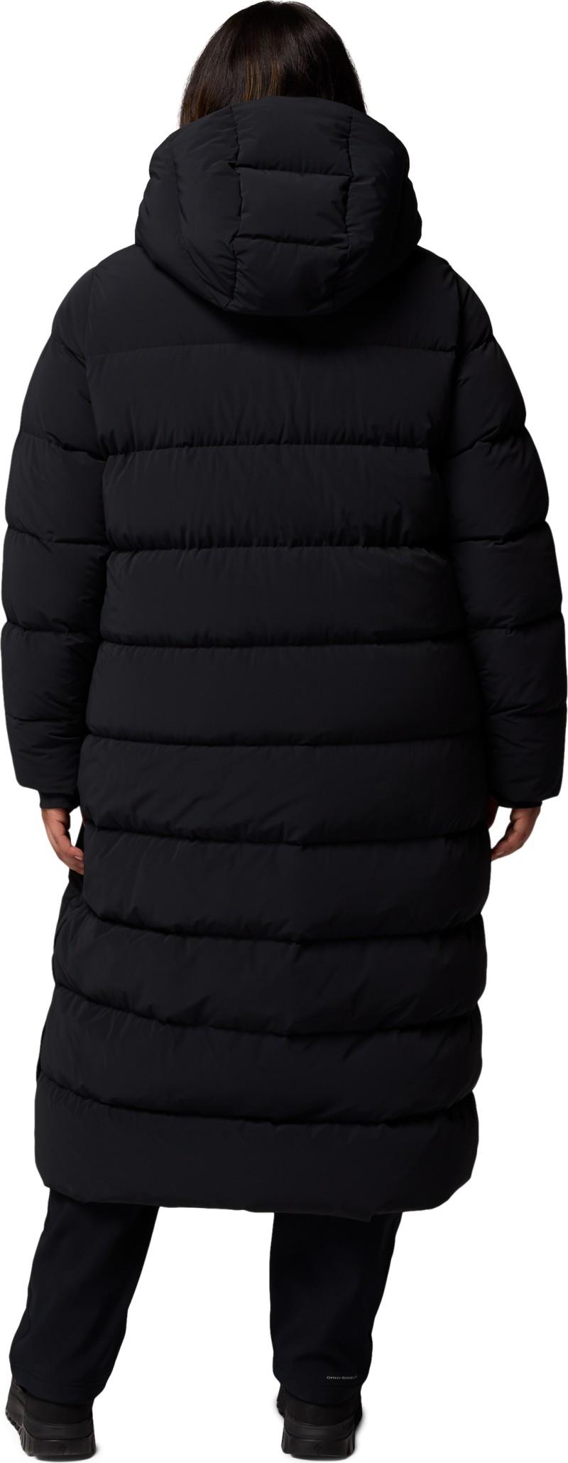 Amaze Puff Long Hooded Jacket, Extended - Womens - black 1