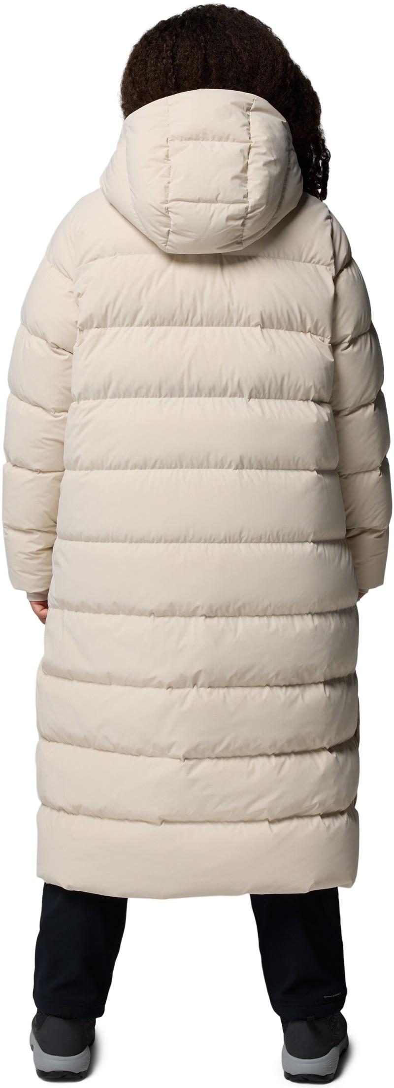Amaze Puff Long Hooded Jacket, Extended - Womens - dark stone 1