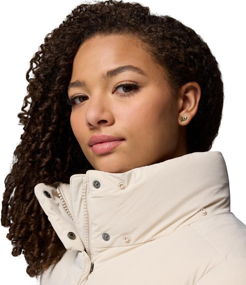 Amaze Puff Long Hooded Jacket, Extended - Womens - dark stone 1
