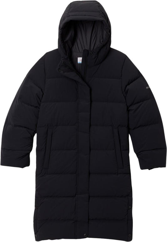 Amaze Puff Long Hooded Jacket - Girls - black 1