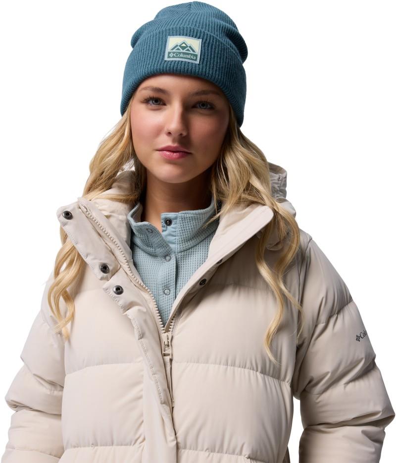 Amaze Puff Long Hooded Jacket - Womens - dark stone 1