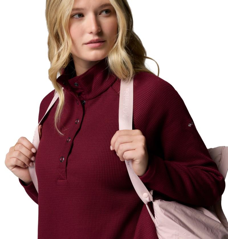 Amaze Puff Long Hooded Jacket - Womens - mineral pink 1