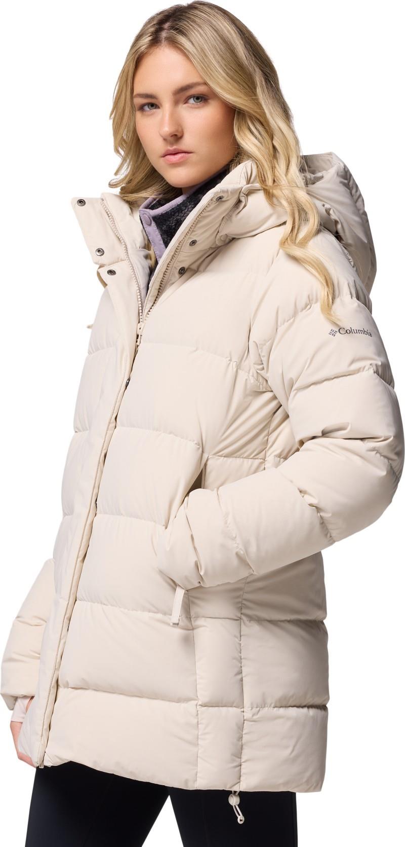Amaze Puff Mid Hooded Jacket - Womens - dark stone 1
