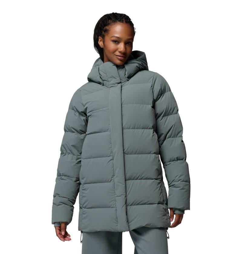 Amaze Puff Mid Hooded Jacket - Womens - sedona sage 1