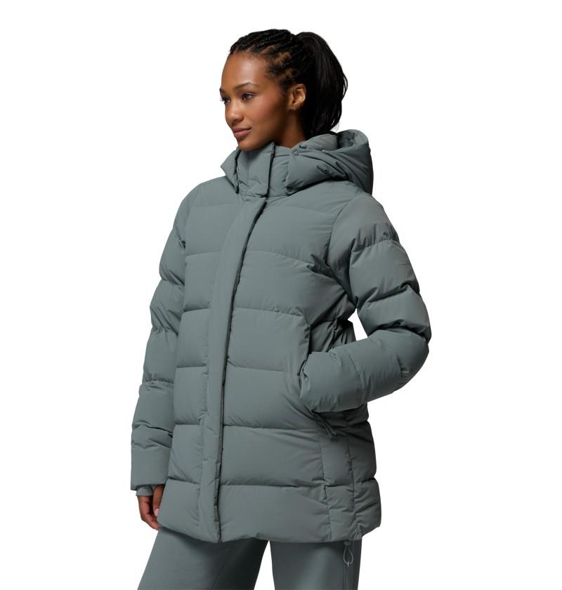 Amaze Puff Mid Hooded Jacket - Womens - sedona sage 1