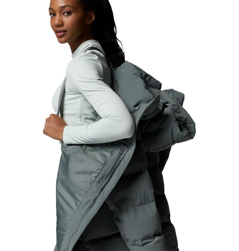 Amaze Puff Mid Hooded Jacket - Womens - sedona sage 1