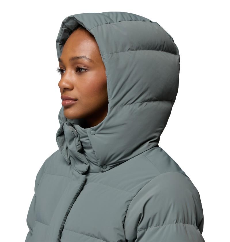 Amaze Puff Mid Hooded Jacket - Womens - sedona sage 1