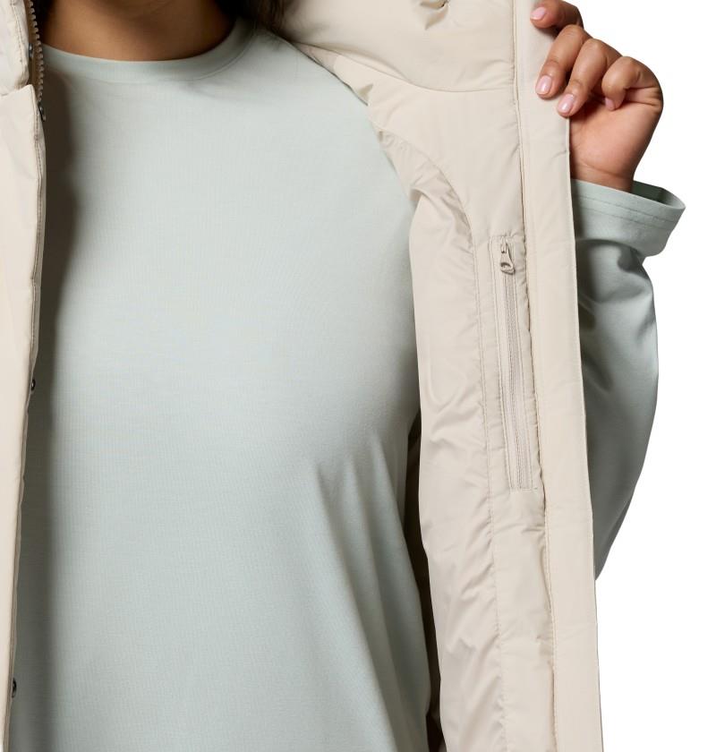 Amaze Puff Mid Hooded Vest, Extended - Womens - dark stone 1