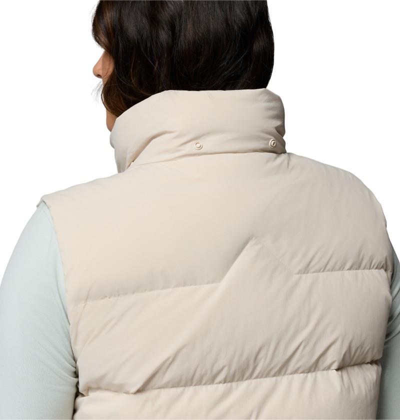 Amaze Puff Mid Hooded Vest, Extended - Womens - dark stone 1