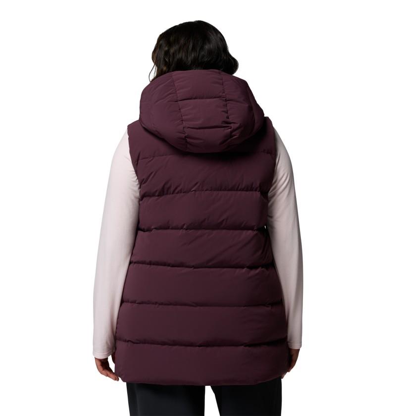 Amaze Puff Mid Hooded Vest, Extended - Womens - moonvista 1