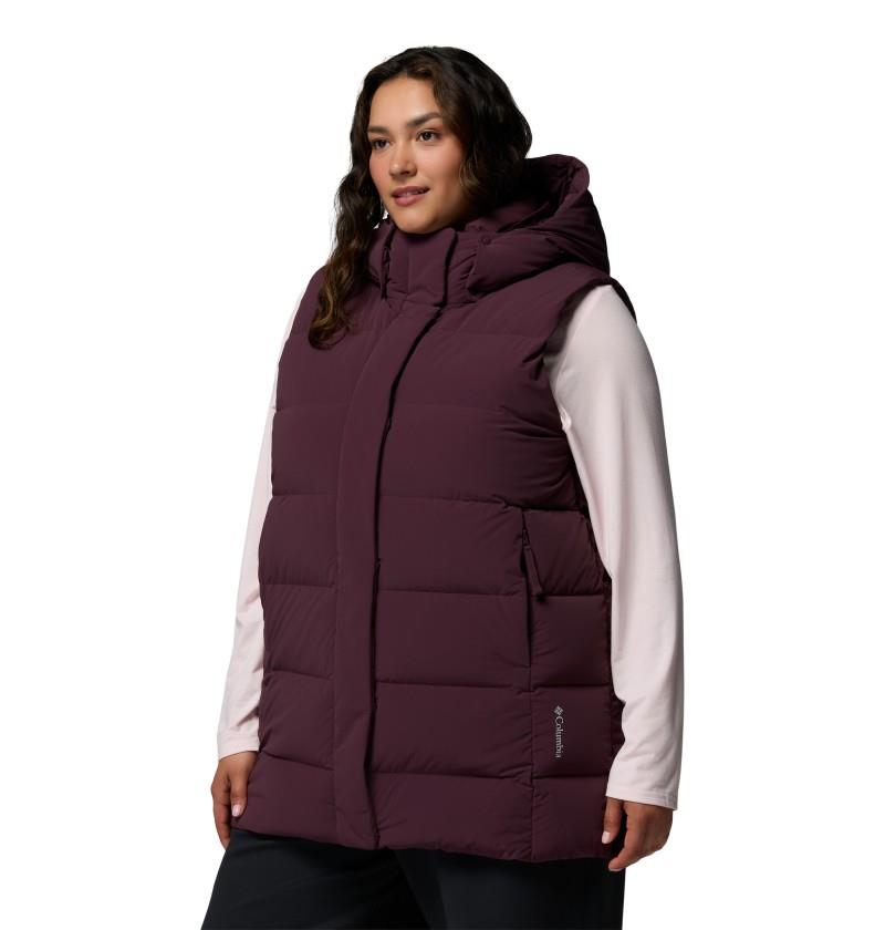 Amaze Puff Mid Hooded Vest, Extended - Womens - moonvista 1