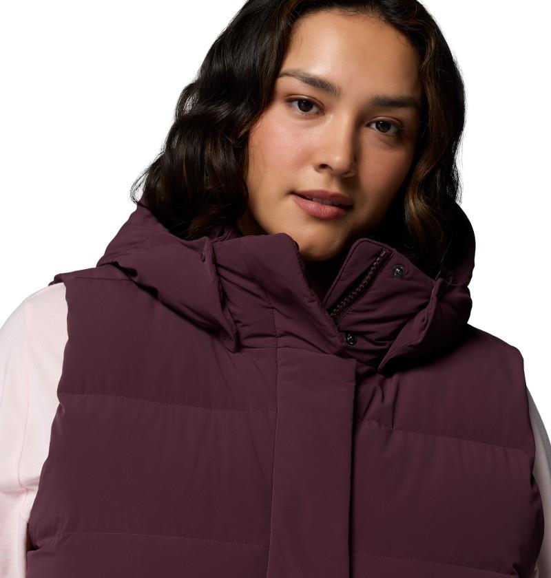 Amaze Puff Mid Hooded Vest, Extended - Womens - moonvista 1