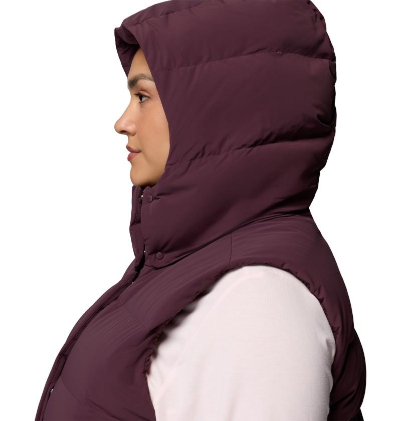 Amaze Puff Mid Hooded Vest, Extended - Womens - moonvista 1