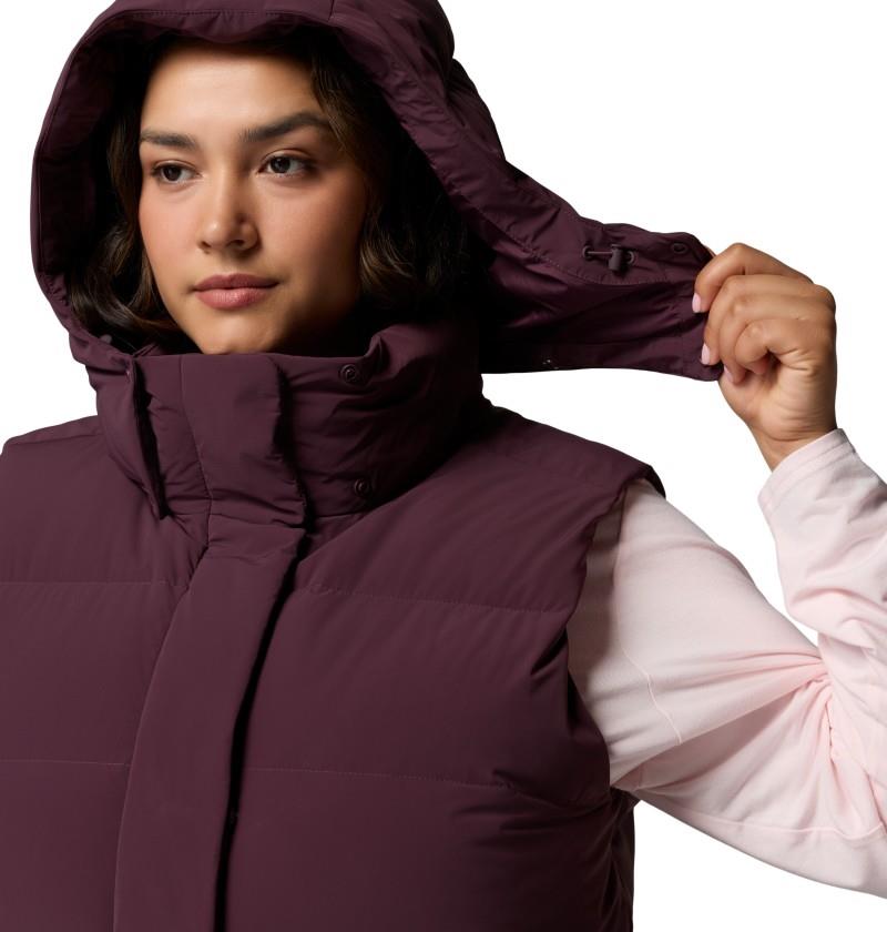Amaze Puff Mid Hooded Vest, Extended - Womens - moonvista 1