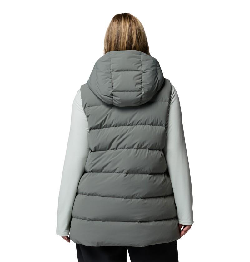Amaze Puff Mid Hooded Vest, Extended - Womens - sedona sage 1