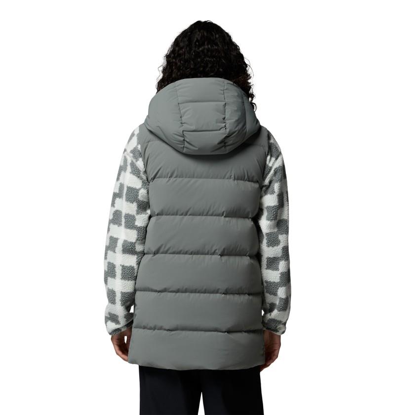 Amaze Puff Mid Hooded Vest - Womens - sedona sage 1