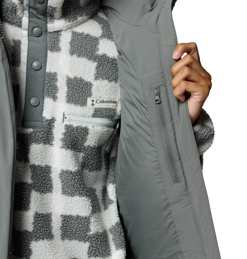 Amaze Puff Mid Hooded Vest - Womens - sedona sage 1