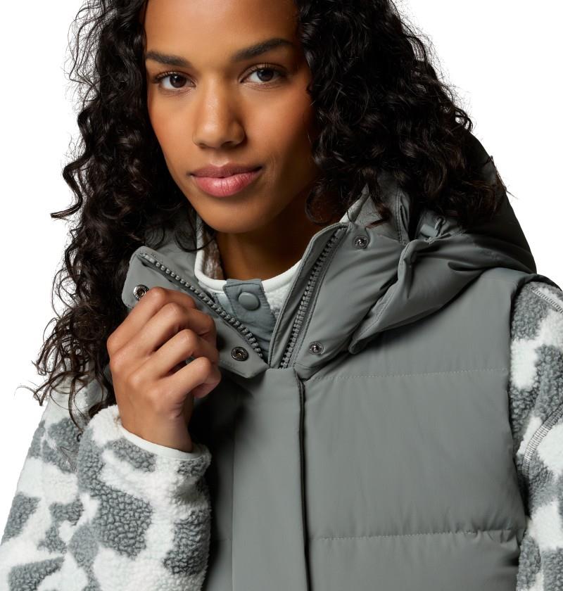 Amaze Puff Mid Hooded Vest - Womens - sedona sage 1