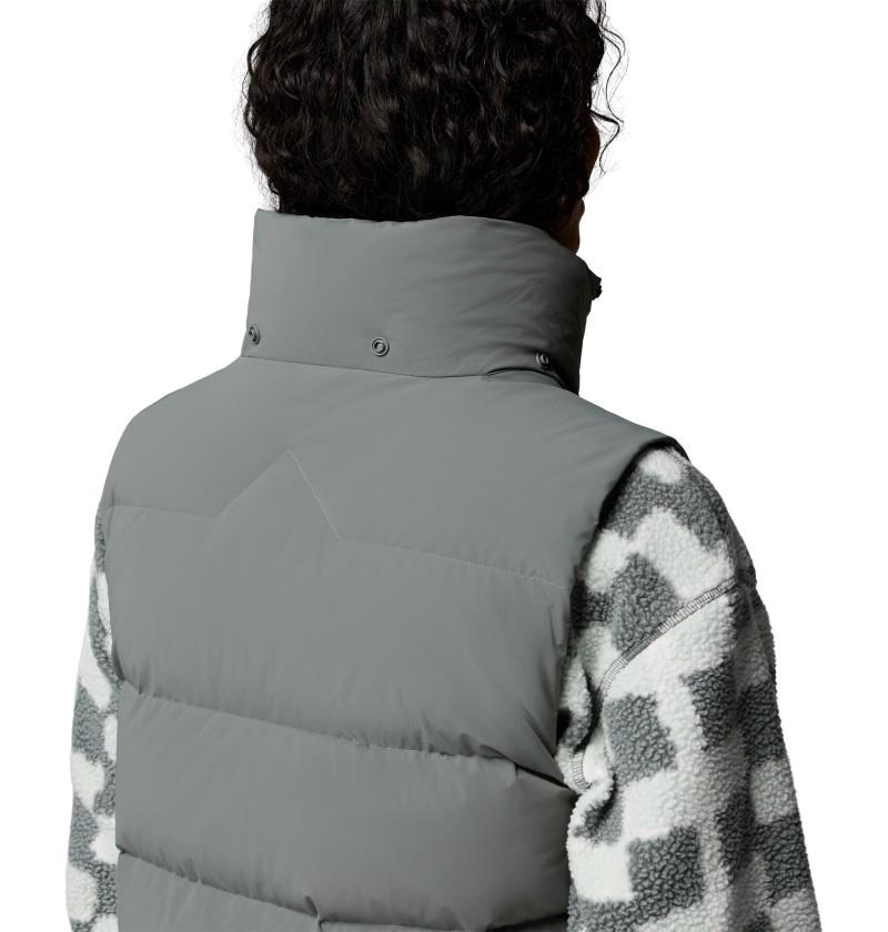 Amaze Puff Mid Hooded Vest - Womens - sedona sage 1