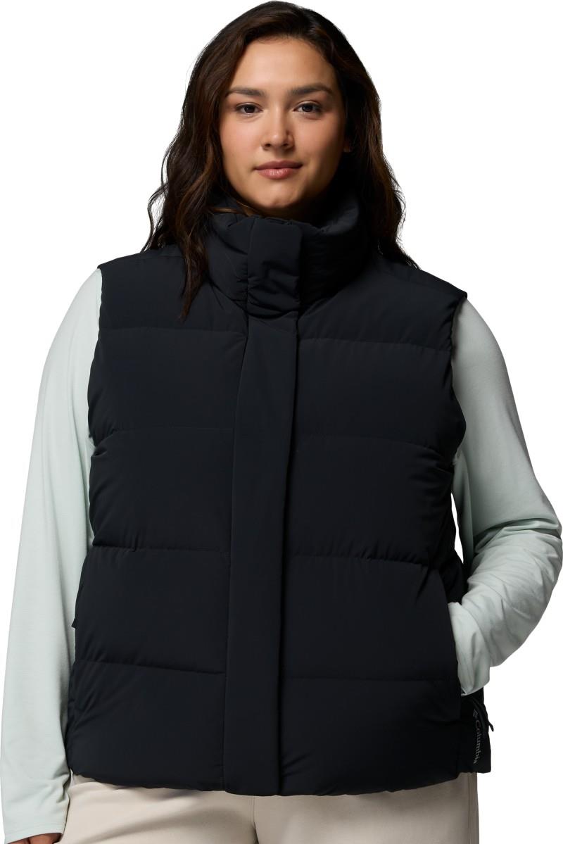 Amaze Puff Vest, Extended - Womens - black 1