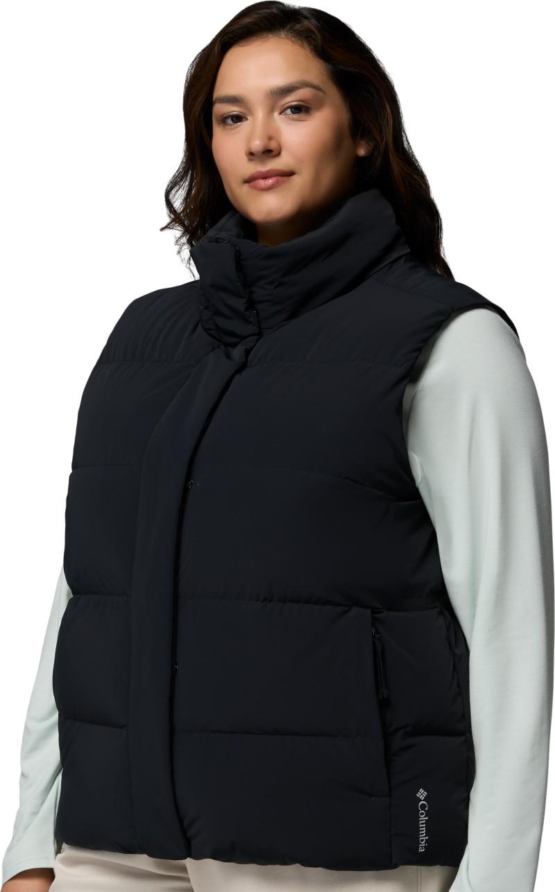 Amaze Puff Vest, Extended - Womens - black 1